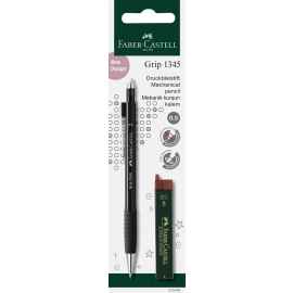 Faber Castell Grip 1345, Druckbleistift,  + 12 Minen B 0,5