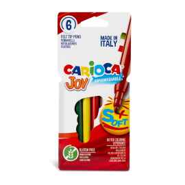 CARIOCA Joy Karton Cüzdan 6'lı Keçeli Kalem