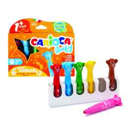 CARIOCA Baby Teddy Marker 1+ 6 adet