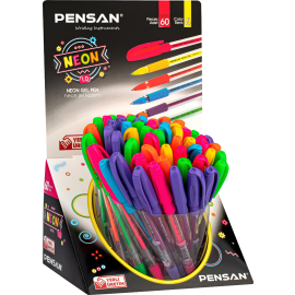 Pensan Jel Kalem Neon Gel 6 li