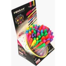 Pensan Neon Jel Pvc Renkli 60 Li Stand