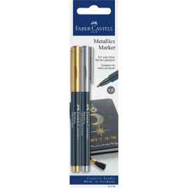 Faber-Castell Metallics Marker, 2 er set
