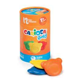Carioca Baby Teddy Crayons 1+ Yas 12 Renk